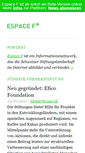 Mobile Screenshot of espacef.ch